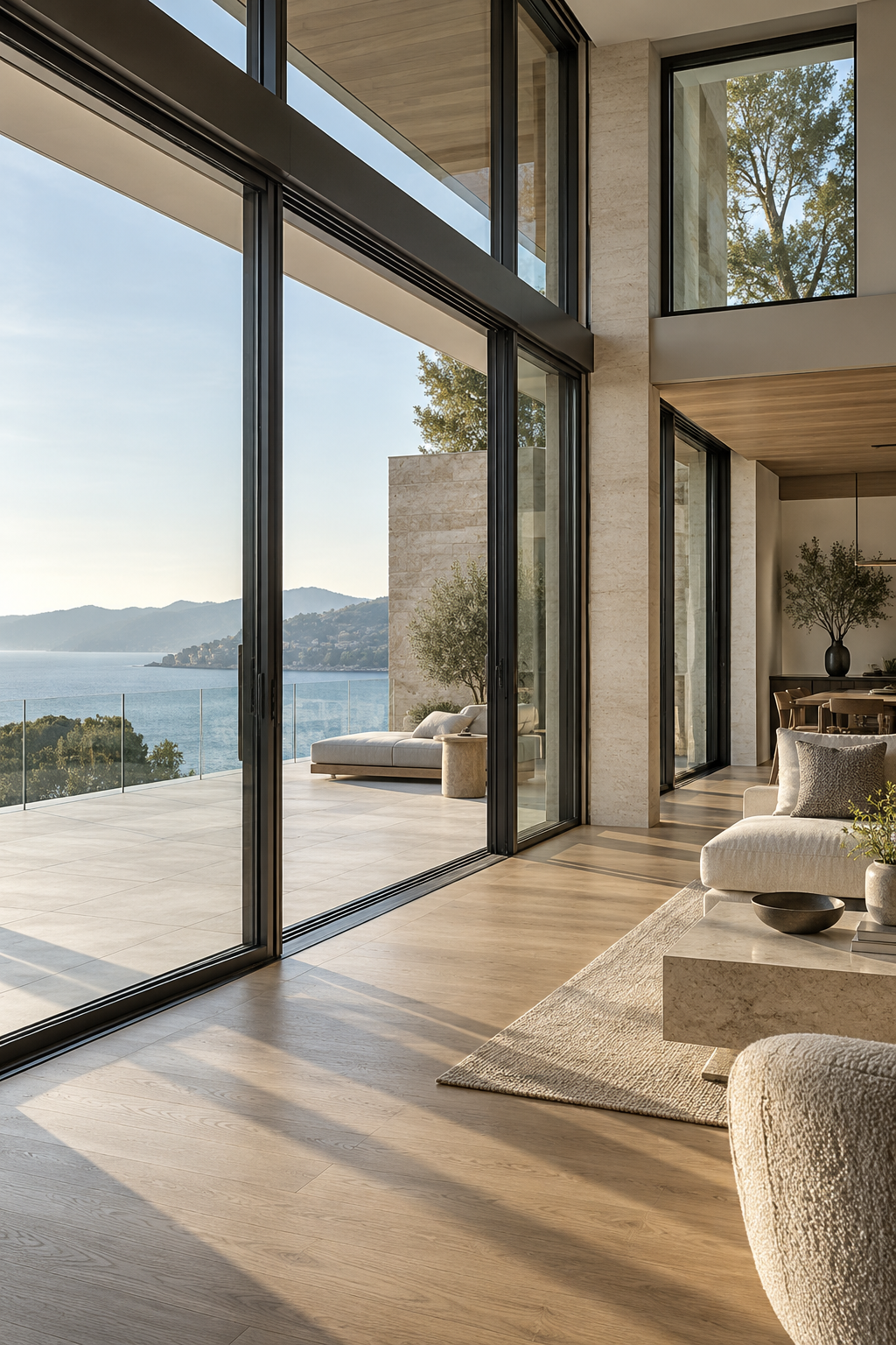 Architectural glass doors and windows